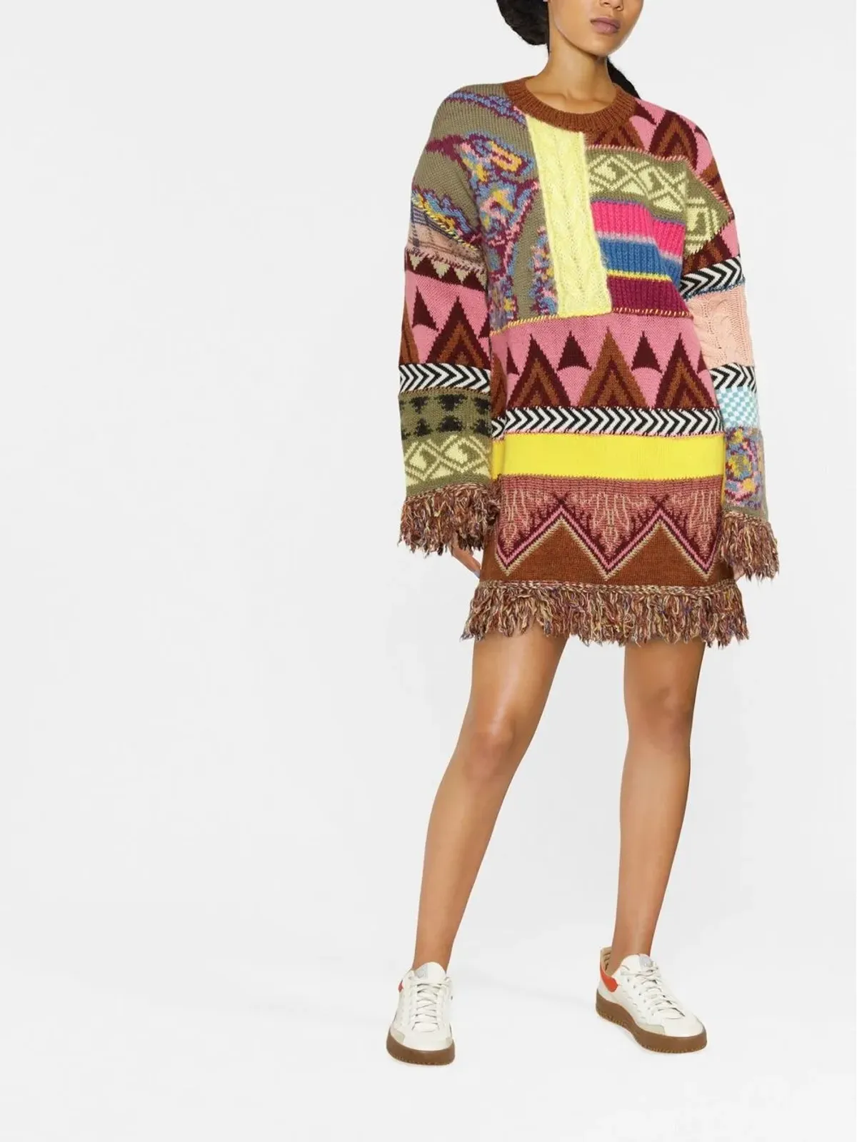 ETRO フリンジディテール ニットドレス - 画像2