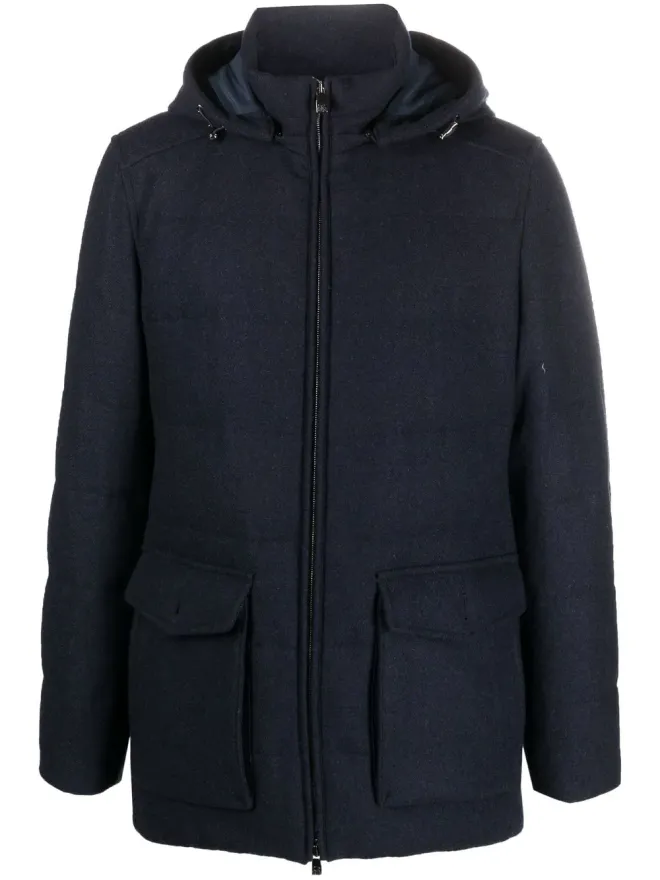 Corneliani Corneliani カーゴポケット付きカシミア混紡パデッドジャケットの商品画像