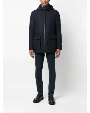 Corneliani カーゴポケット付きカシミア混紡パデッドジャケット - サムネイル2