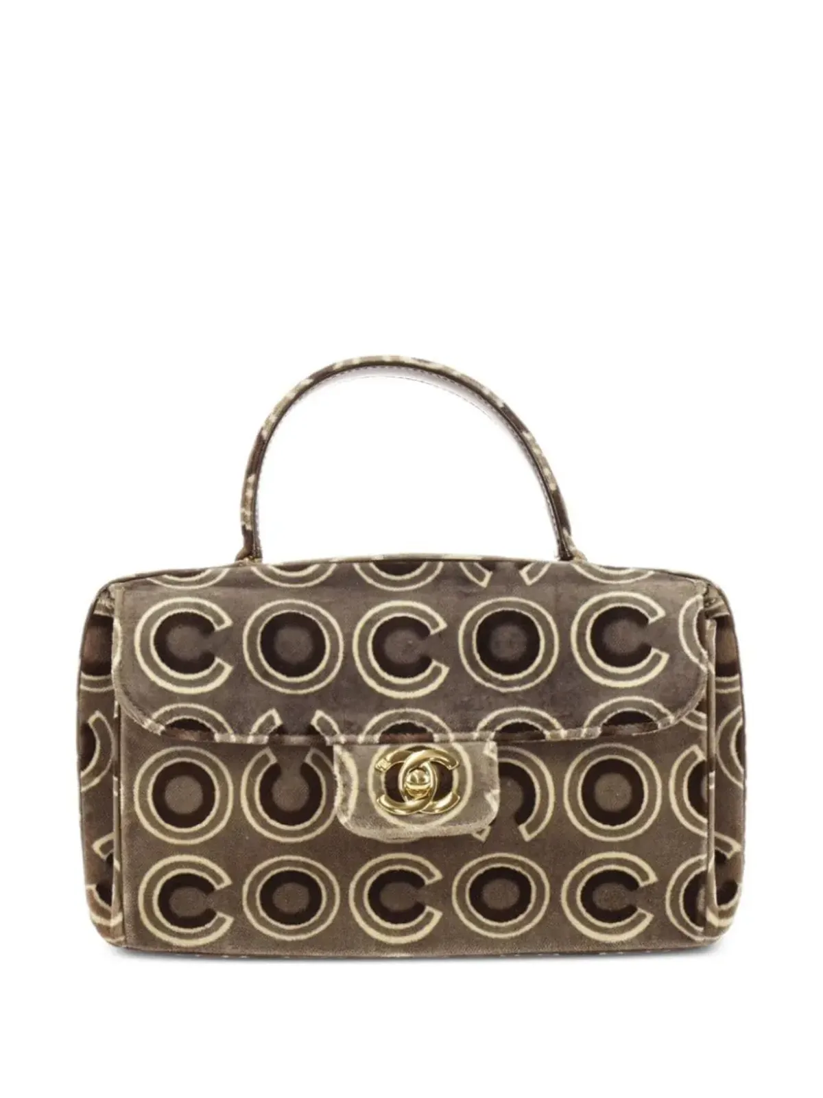 CHANEL ビンテージ Coco トップハンドルバッグ - 画像1