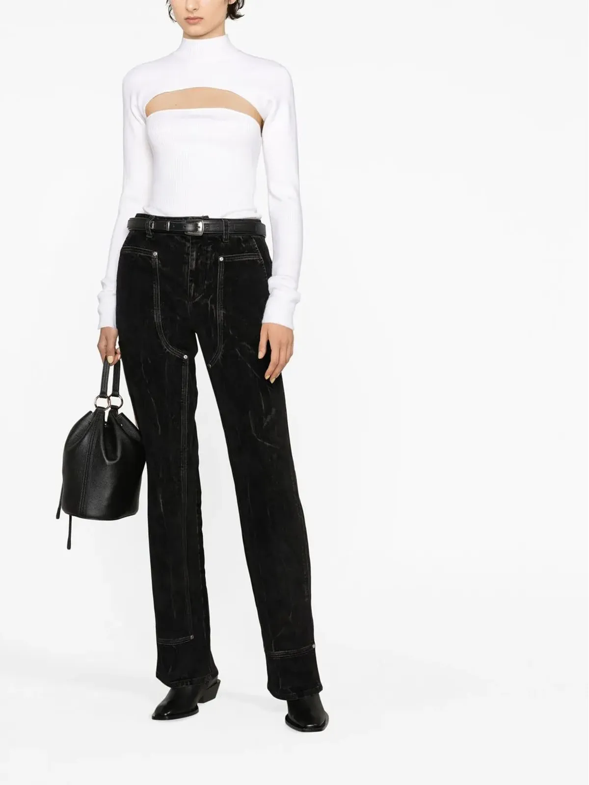Stella McCartney ストレートレッグデニムジーンズ - 画像2