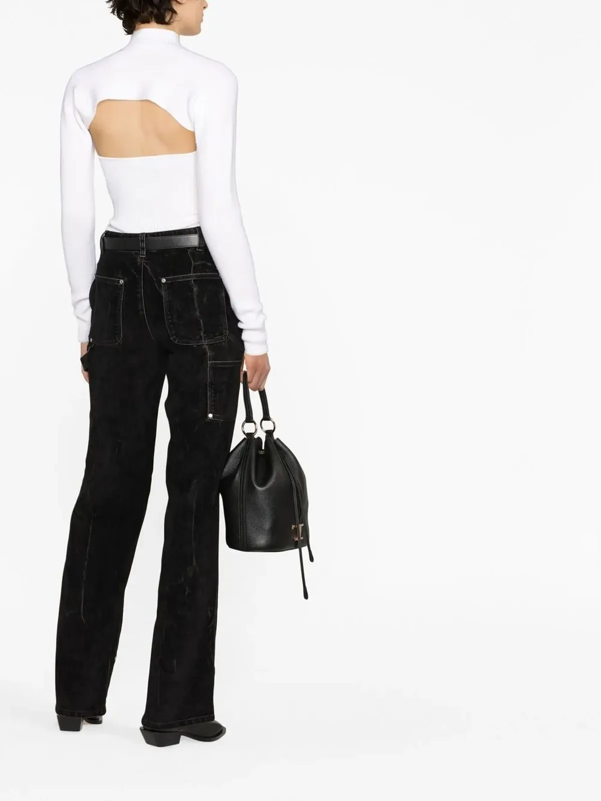 Stella McCartney ストレートレッグデニムジーンズ - 画像3