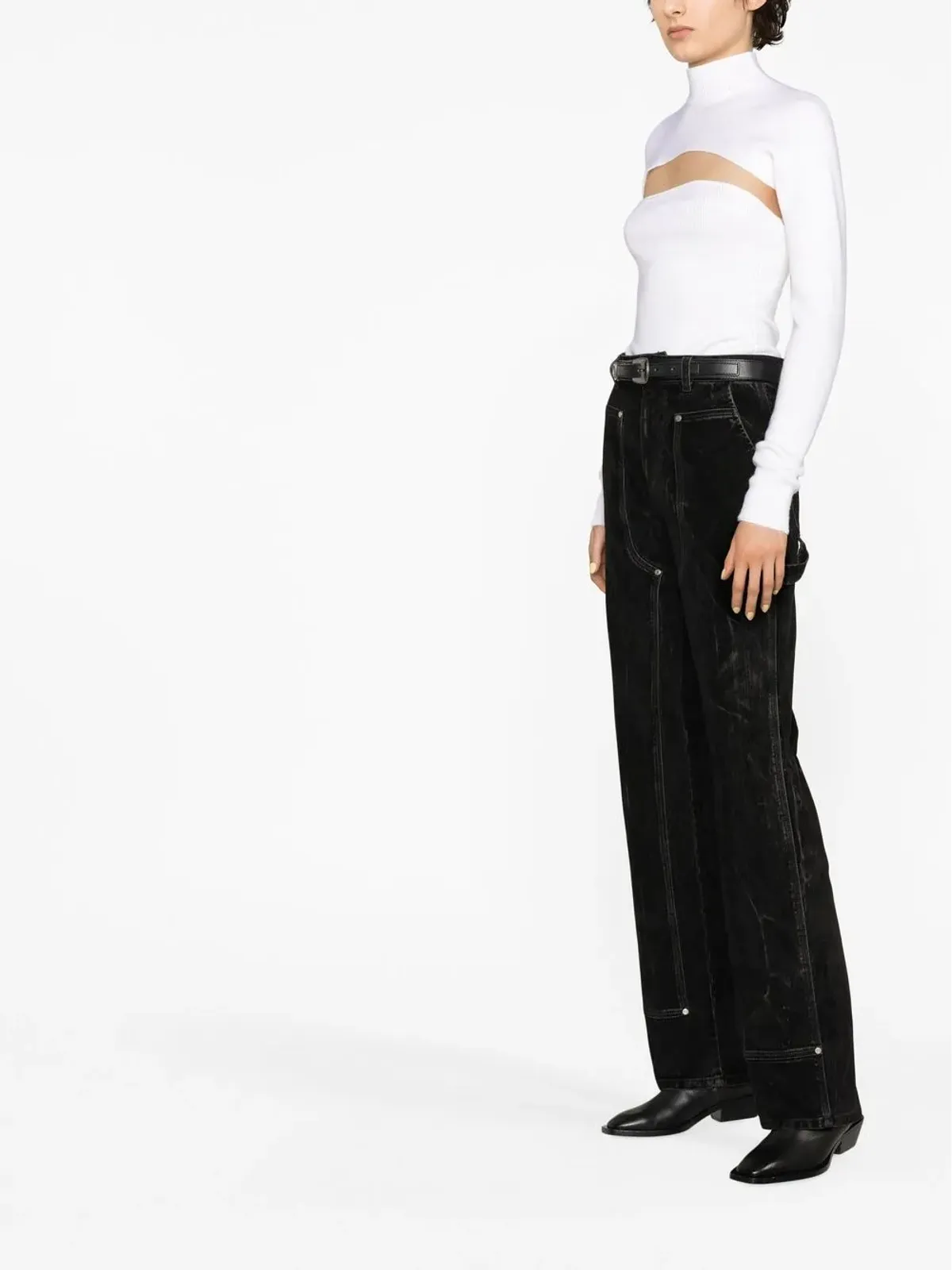 Stella McCartney ストレートレッグデニムジーンズ - 画像4