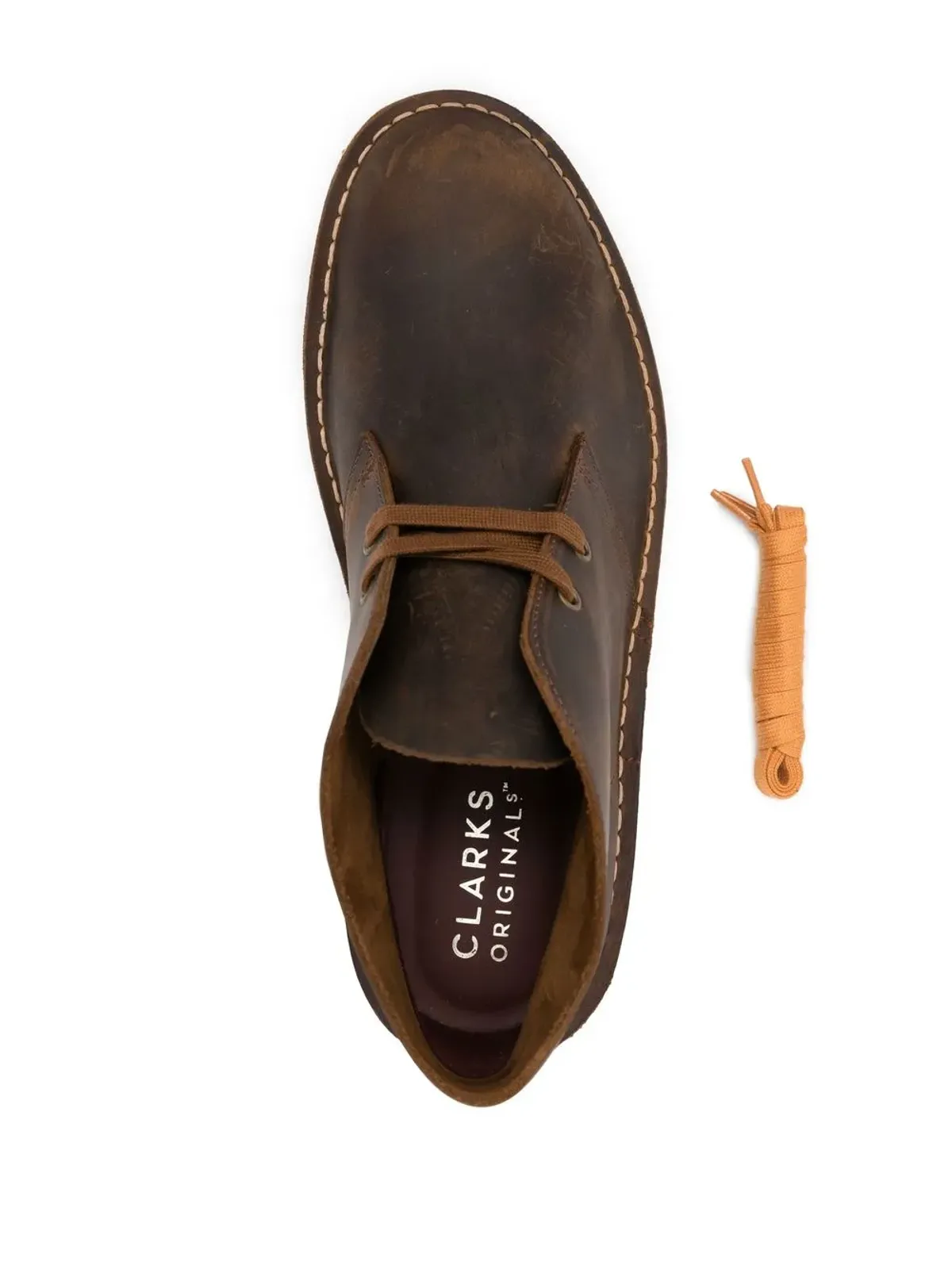Clarks Originals レザー デザートブーツ - 画像4