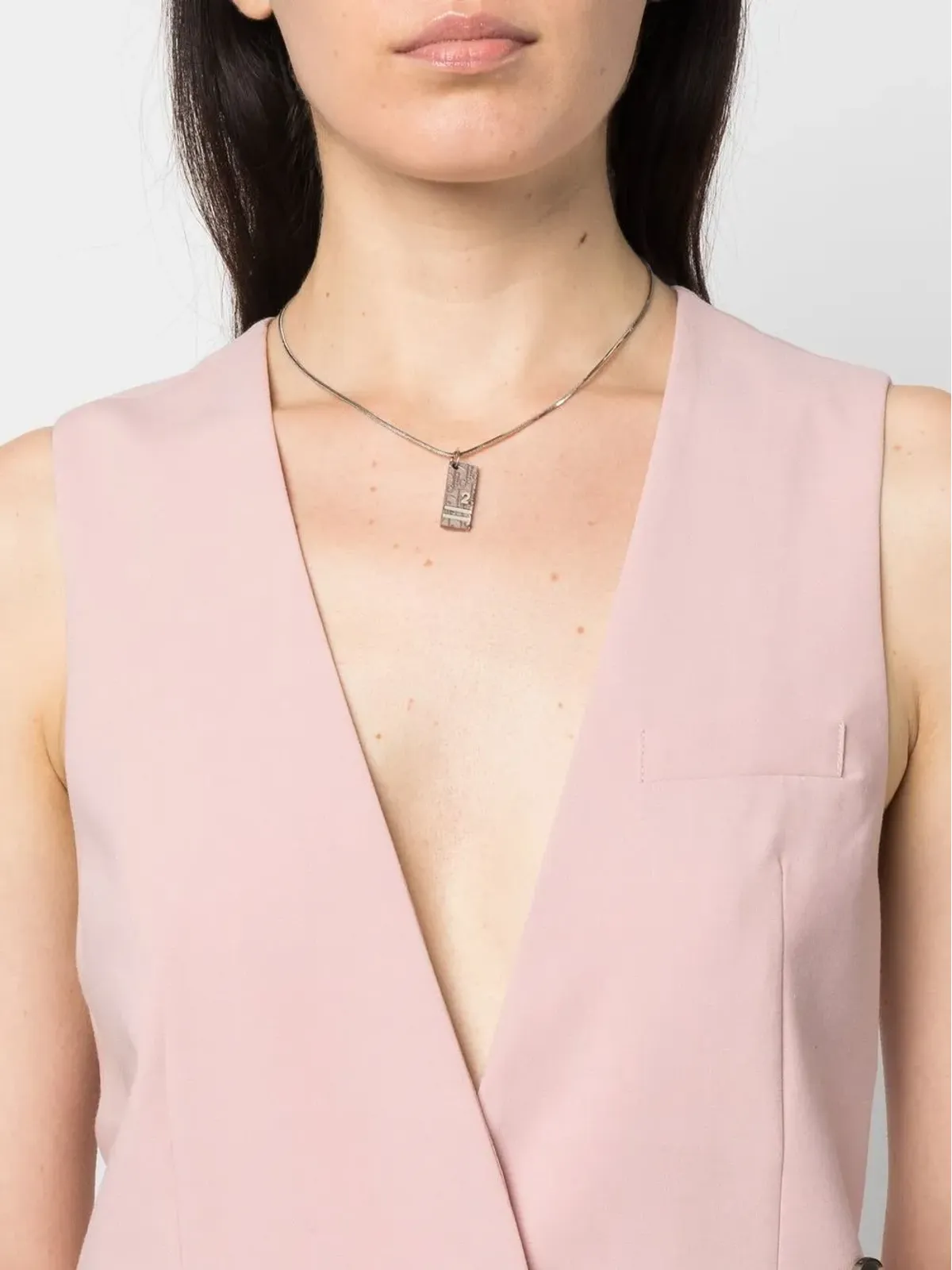 Christian Dior Pre-Owned 2000s Trotter pendant necklace - Silver - 画像2