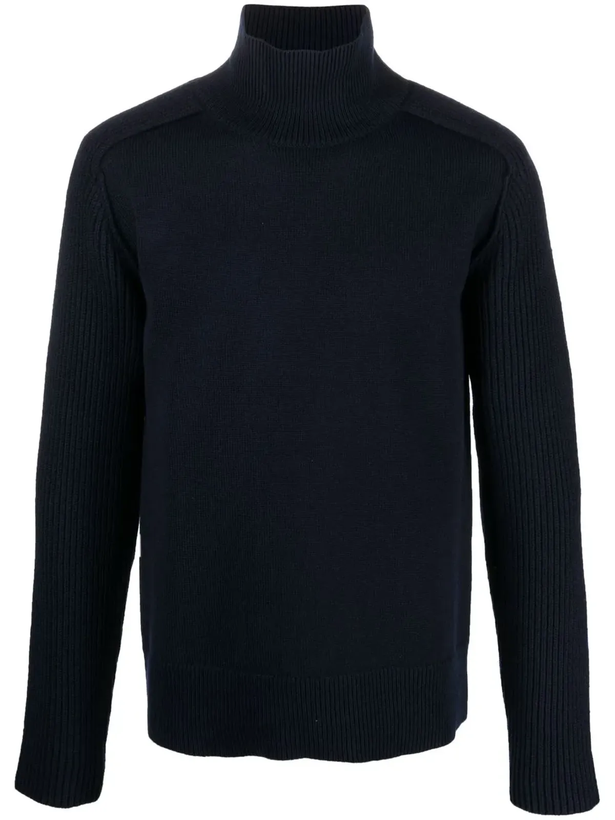 Jil Sander high-neck wool jumper - Blue - 画像1