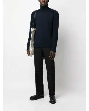 Jil Sander high-neck wool jumper - Blue - サムネイル2