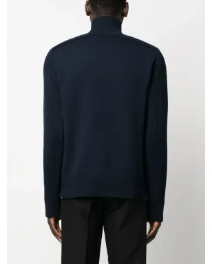 Jil Sander high-neck wool jumper - Blue - サムネイル4