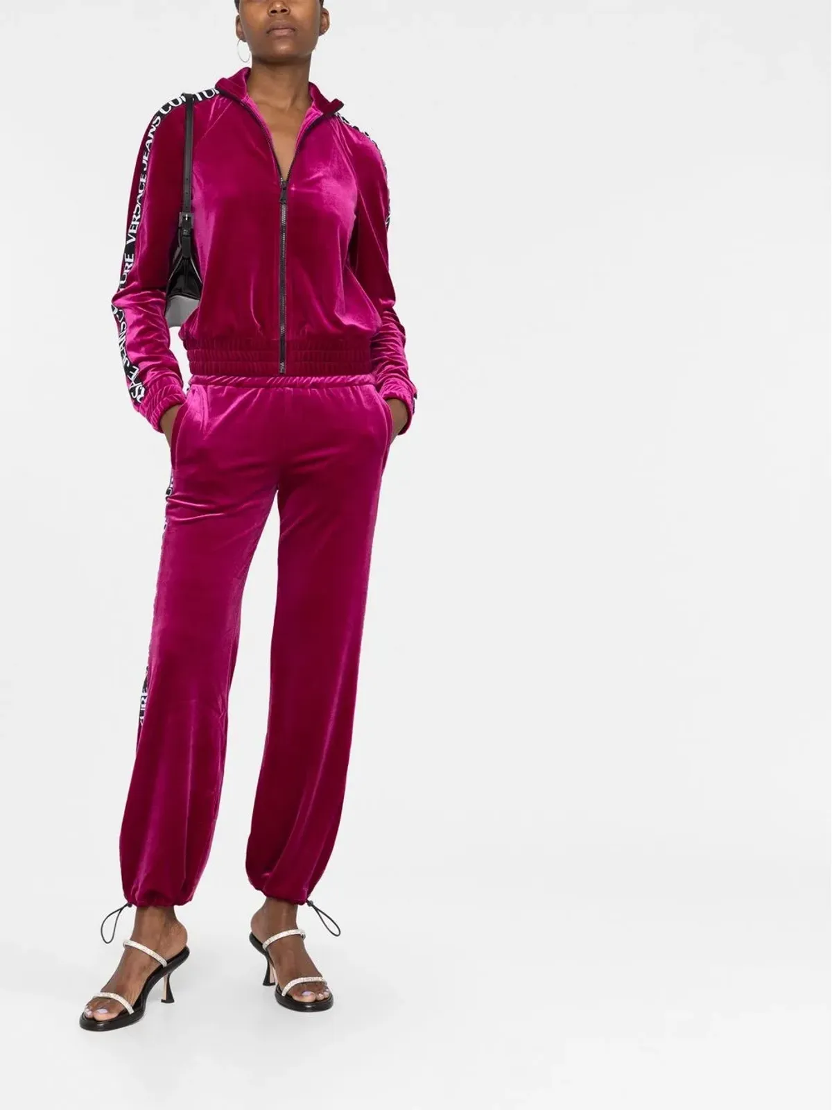 Versace Jeans Couture ロゴテープ トラックパンツ - ピンク - 画像2