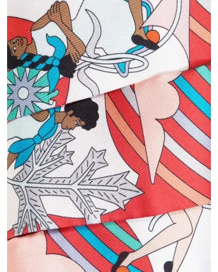 Hermès Pre-Owned Carres Volants Twilly silk scarf - Red - サムネイル2