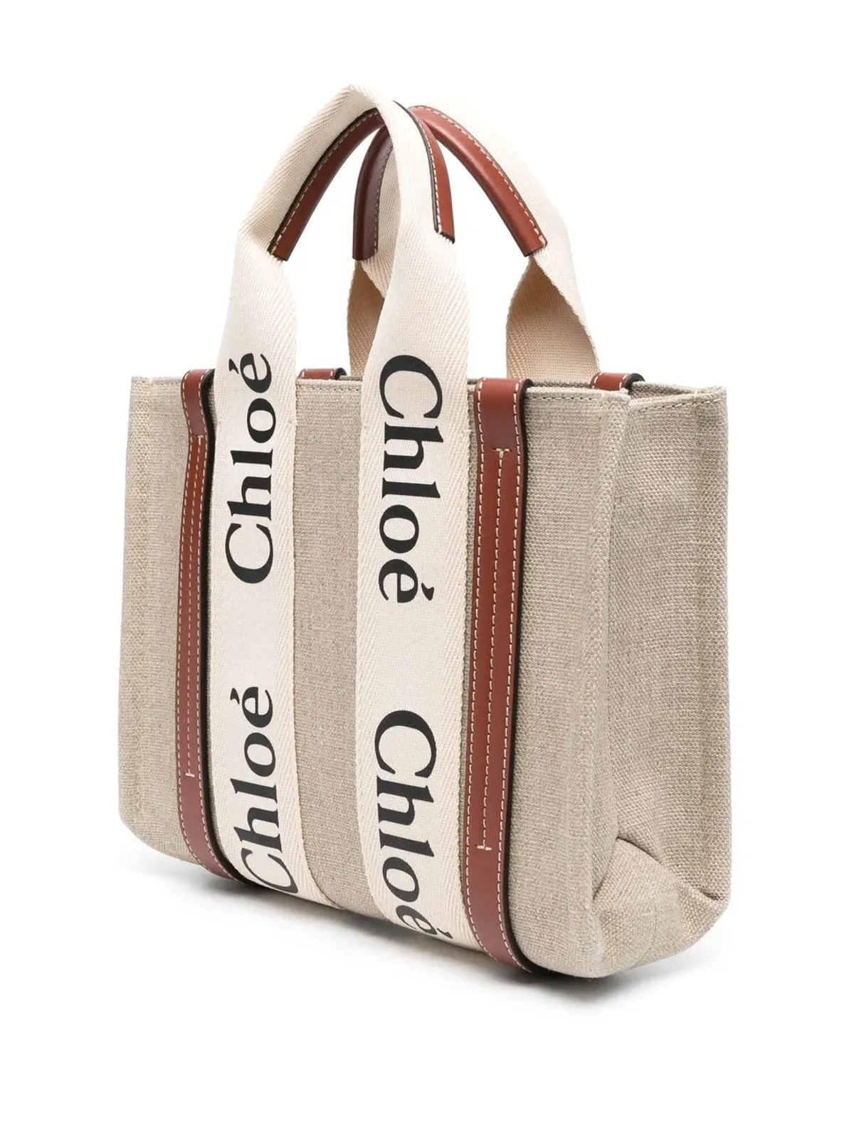 Chloé ロゴプリント トートバッグ - 画像3