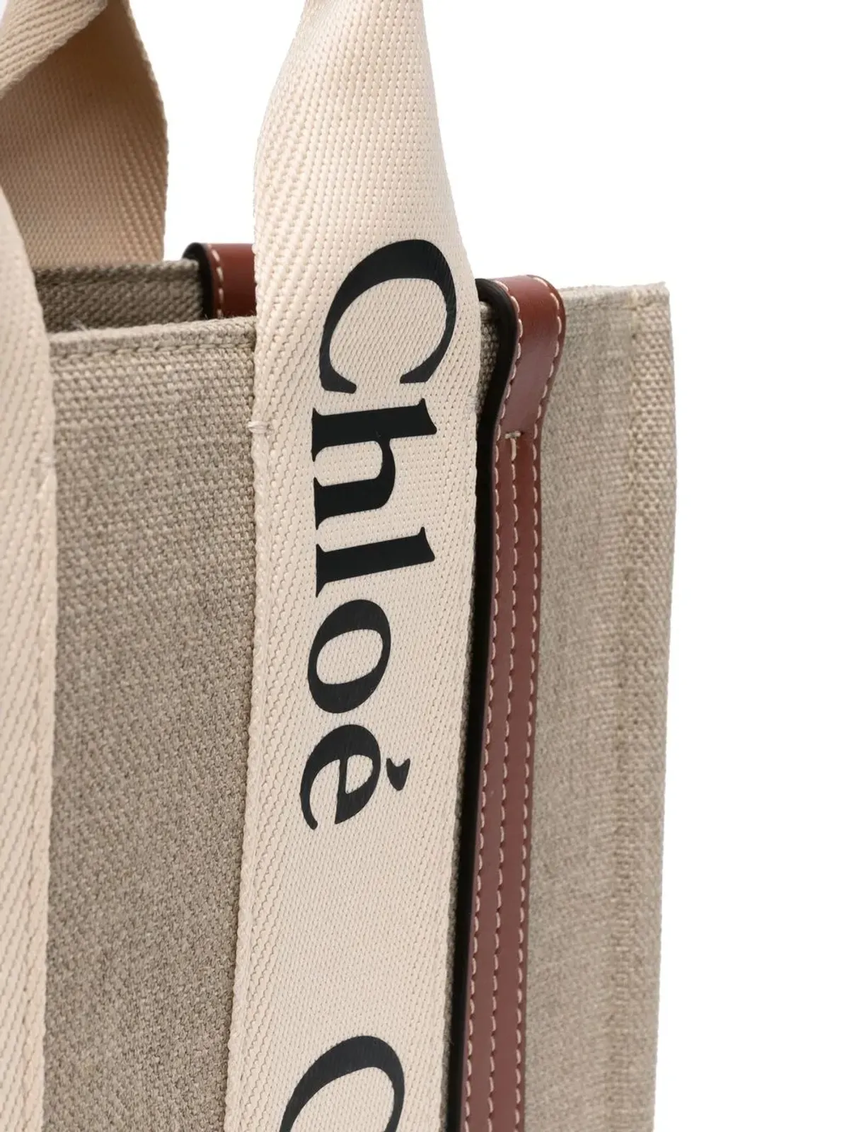 Chloé ロゴプリント トートバッグ - 画像4