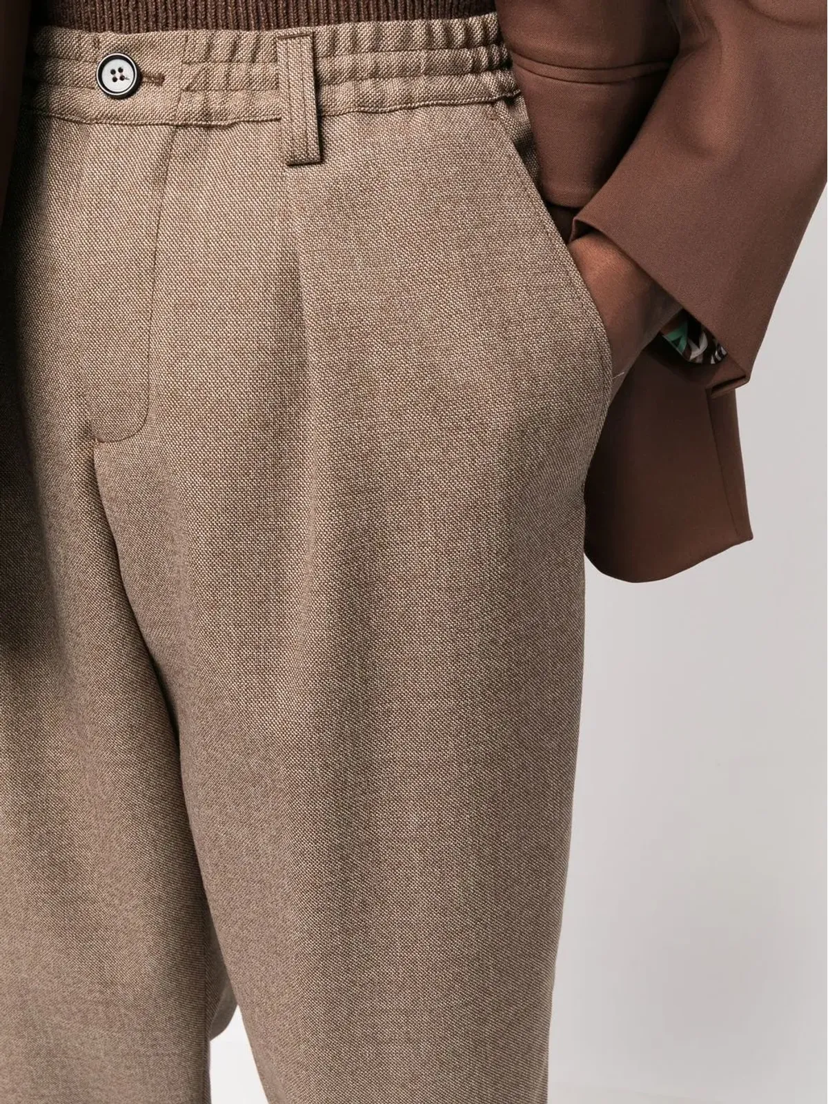 Marni ストレートレッグ ウールパンツ - 画像5