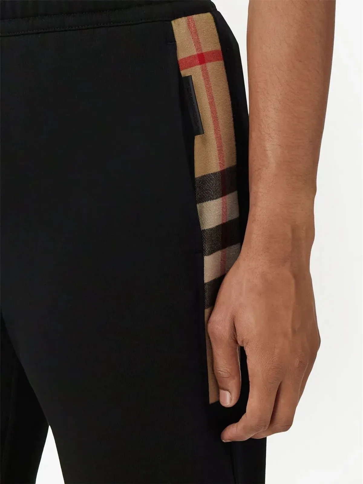 Burberry チェックパネルド・トラックパンツ - 画像2