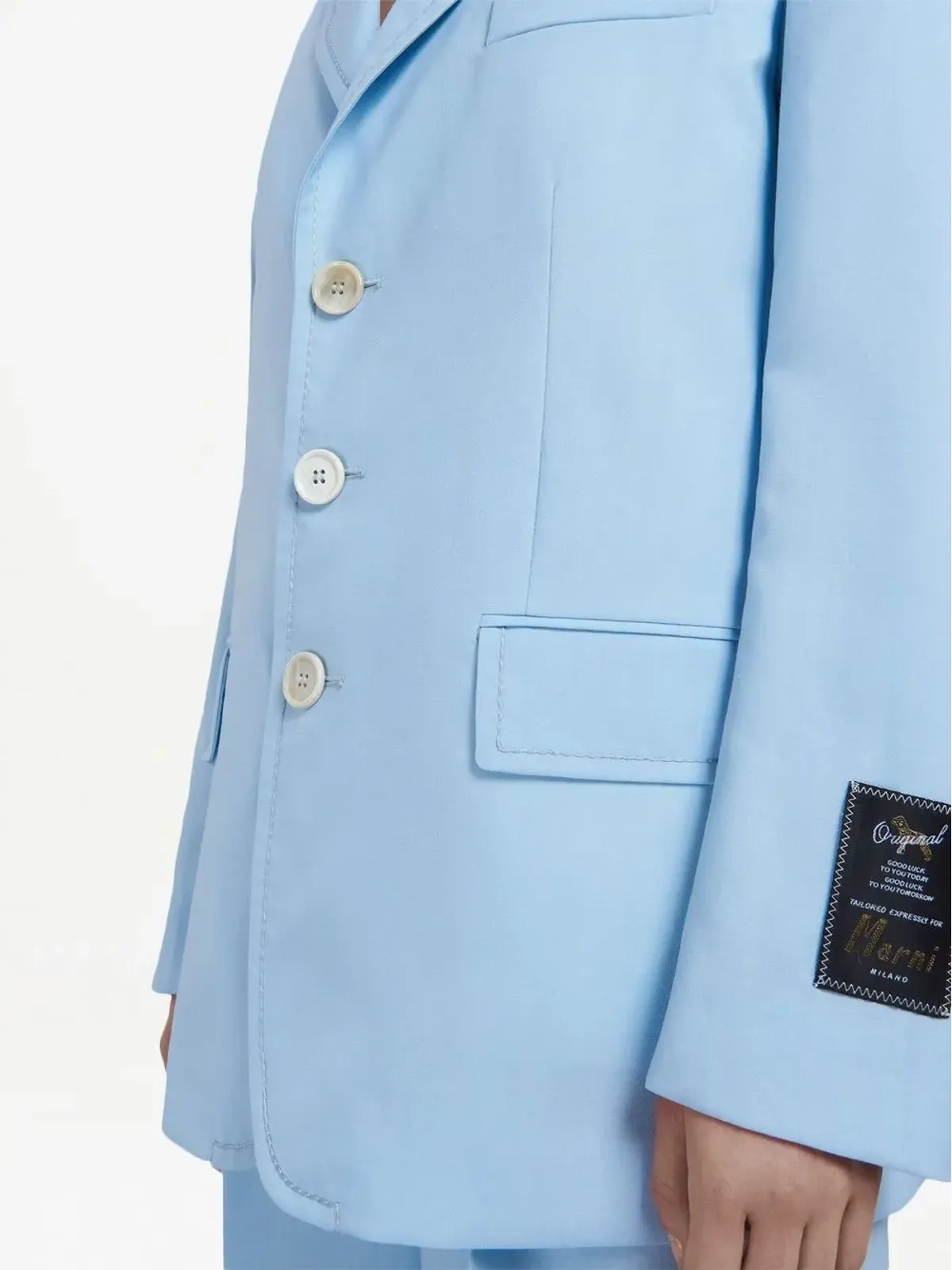 Marni シングルブレスト ウールブレザー - 画像5