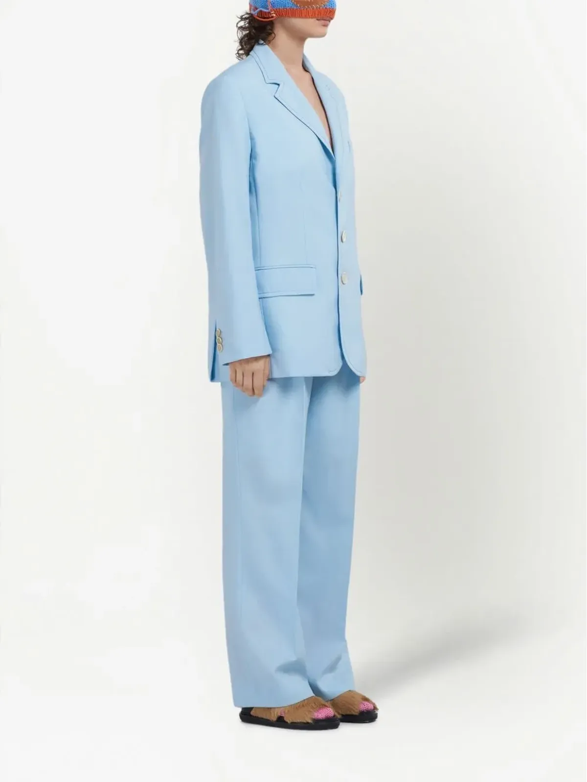 Marni シングルブレスト ウールブレザー - 画像2