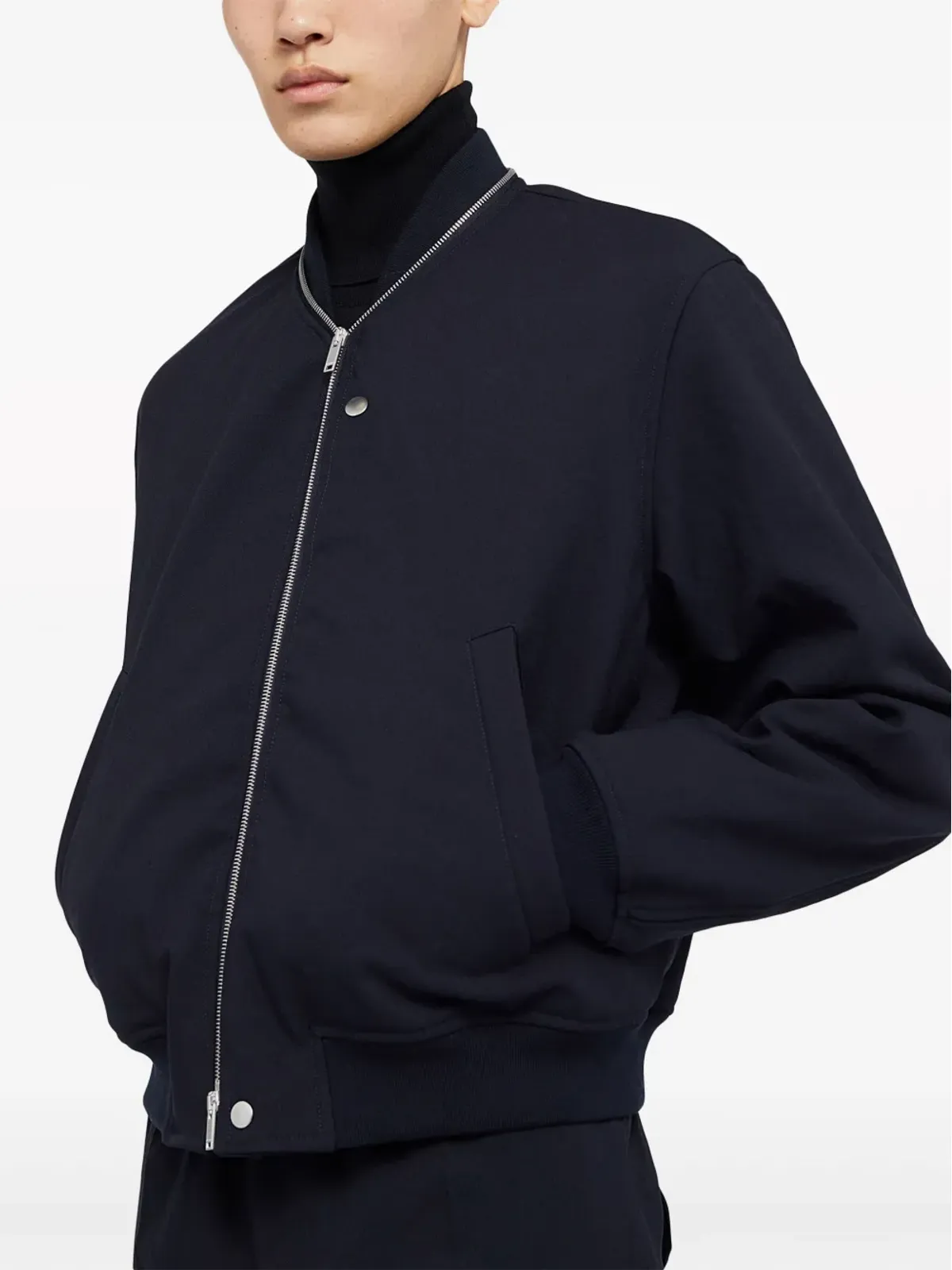 Jil Sander ジップアップボンバー ジャケット - 画像3