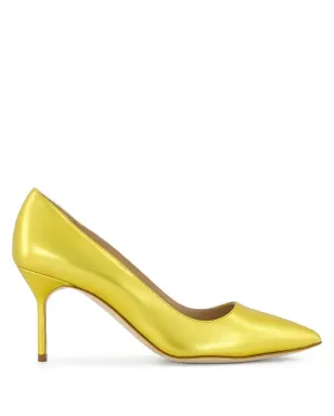 Manolo Blahnik レザー パンプス イエロー - サムネイル1