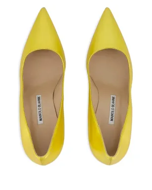 Manolo Blahnik レザー パンプス イエロー - サムネイル4