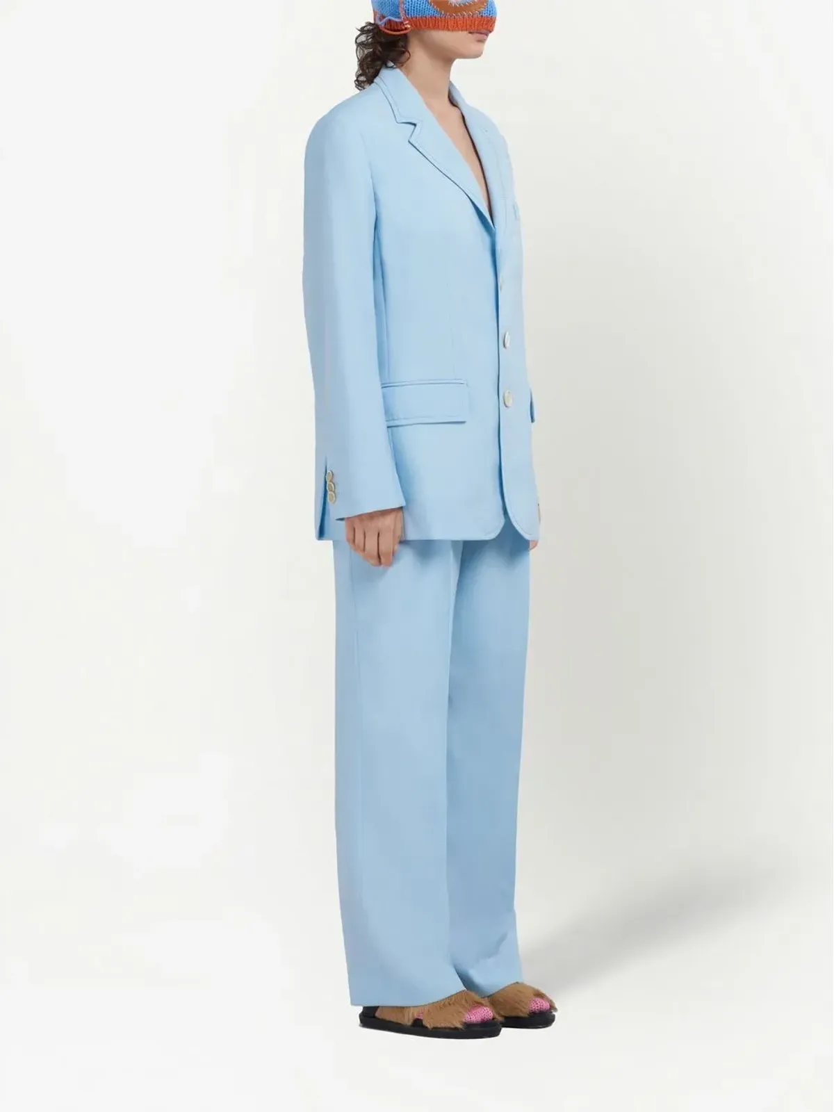 Marni ワイドレッグ テーラードパンツ - 画像3