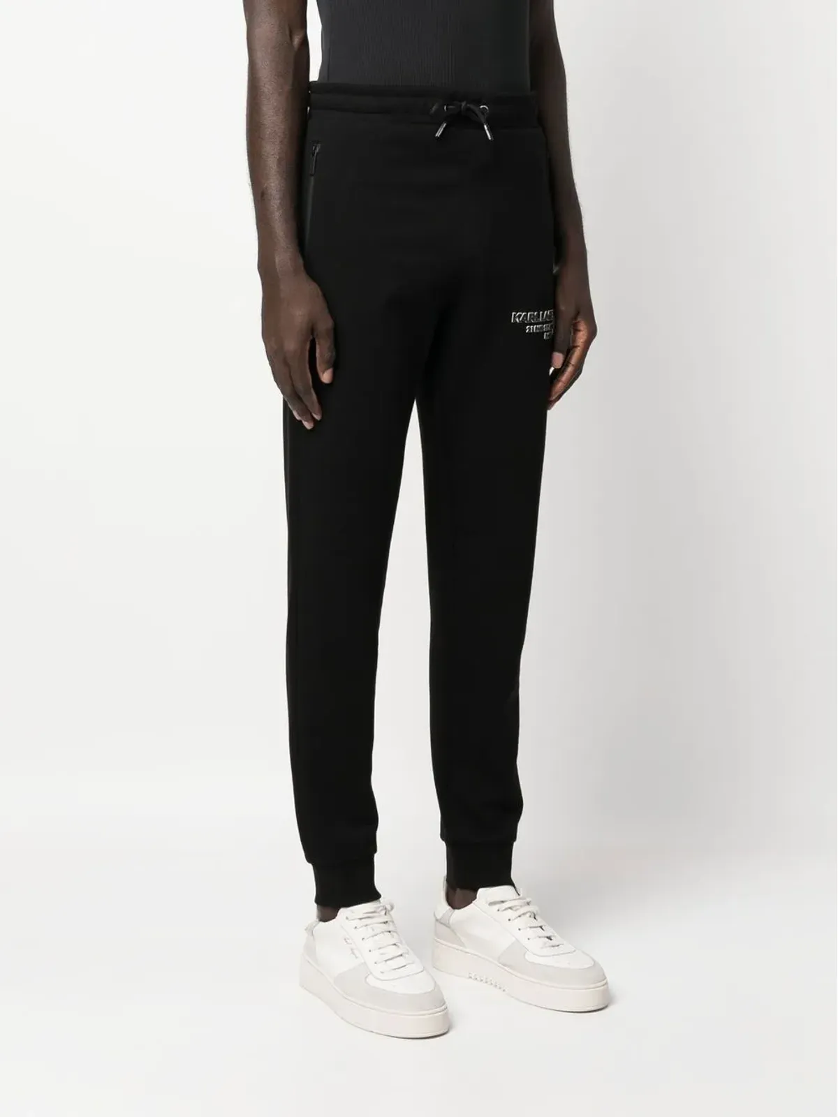 Karl Lagerfeld エンボスロゴ トラックパンツ - 画像3