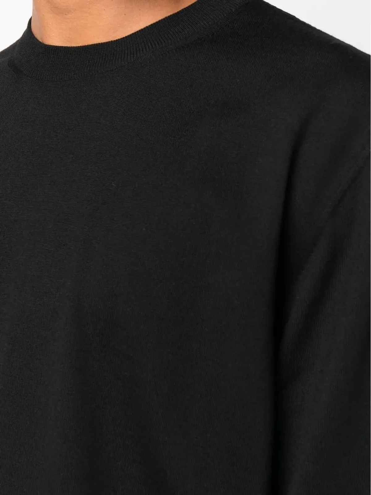Jil Sander wool-knit crew-neck jumper - Black - 画像5