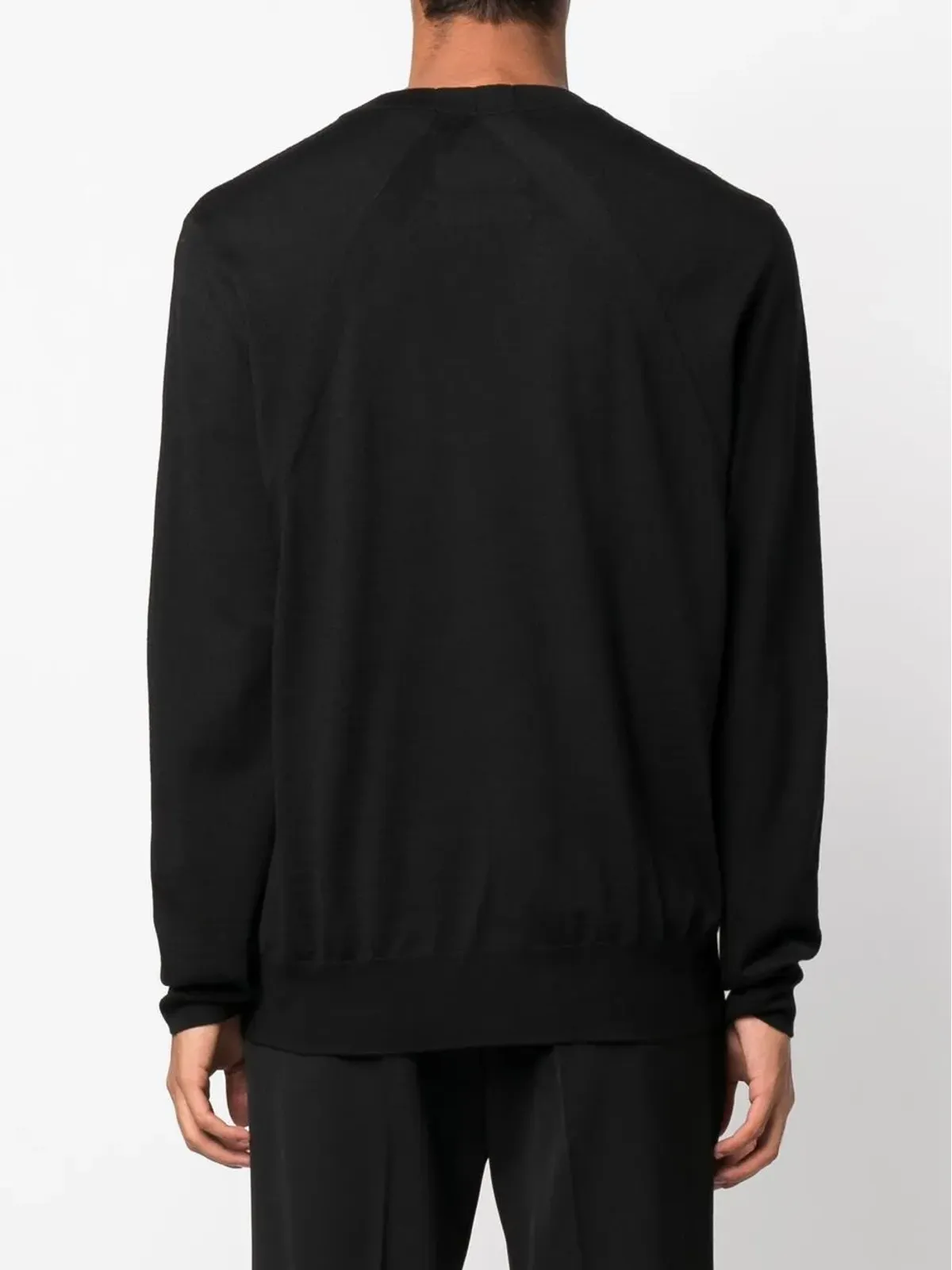 Jil Sander wool-knit crew-neck jumper - Black - 画像4