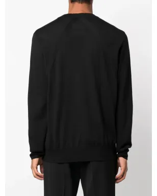Jil Sander wool-knit crew-neck jumper - Black - サムネイル4