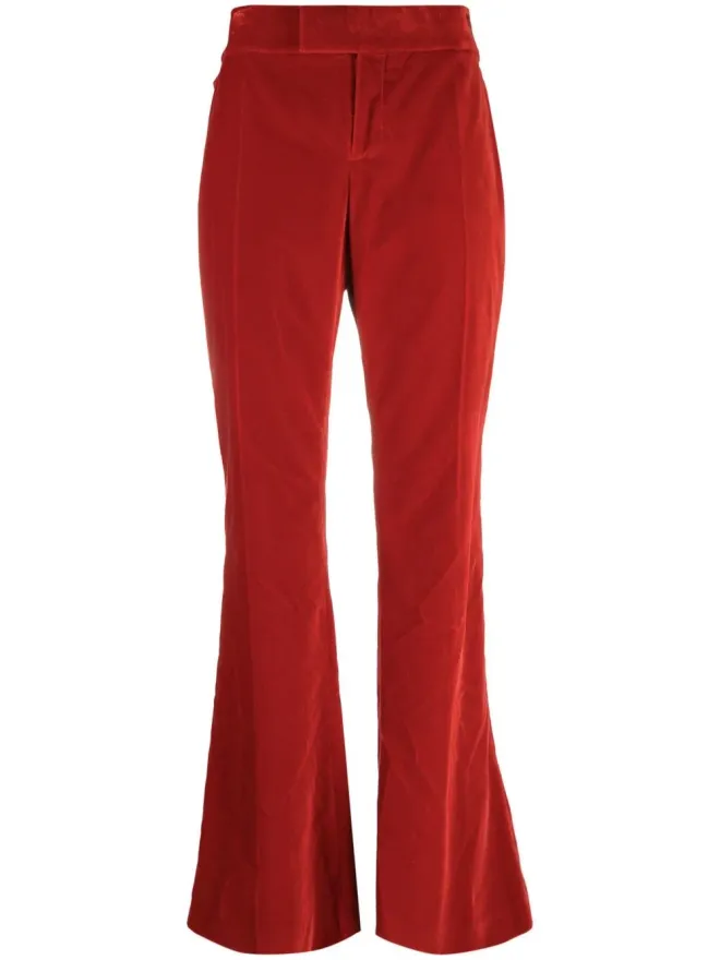 TOM FORD TOM FORD ベルベット ブーツカットパンツの商品画像