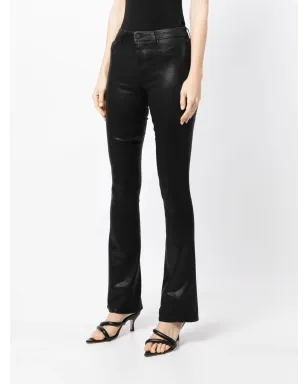 L'Agence Selma ブーツカット ワックス加工デニムジーンズ - サムネイル3
