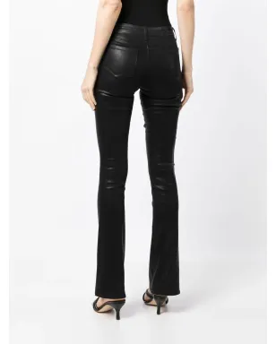 L'Agence Selma ブーツカット ワックス加工デニムジーンズ - サムネイル4