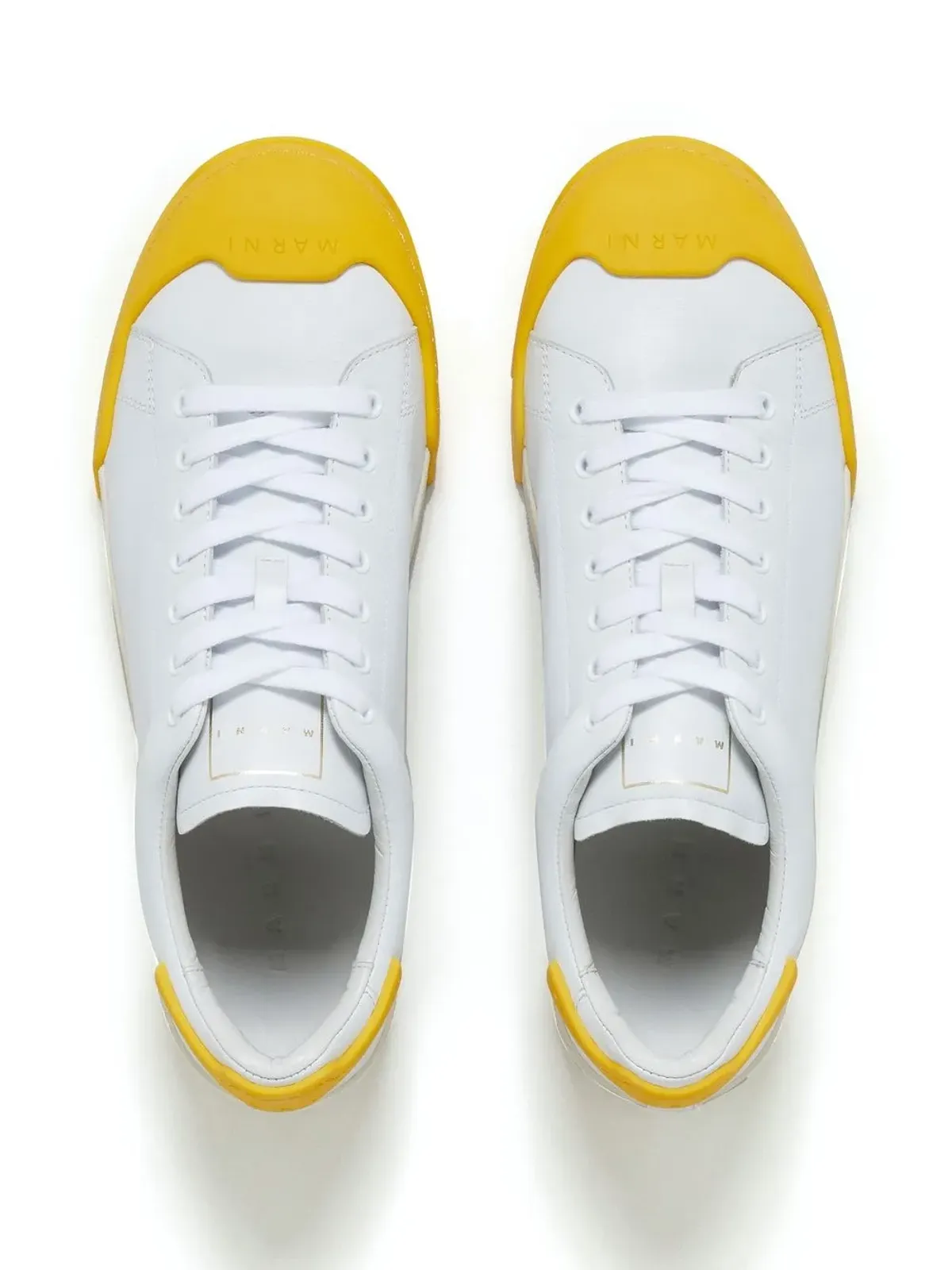 Marni コントラストトゥキャップ ローカットスニーカー - 画像4