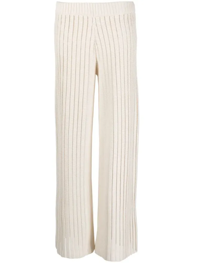 Fabiana Filippi Fabiana Filippi リブニットワイドレッグパンツの商品画像