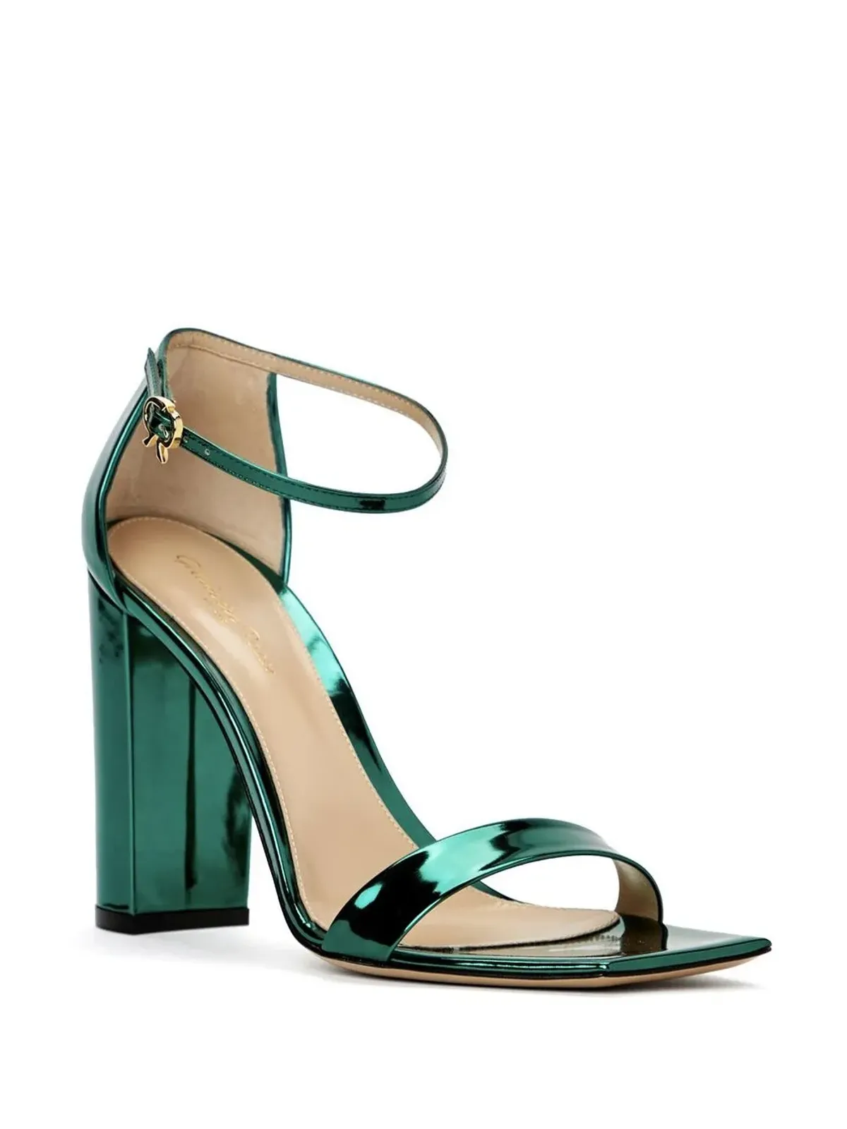 Gianvito Rossi パテントレザーサンダル - 画像2