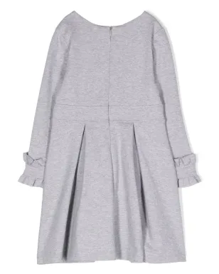 Patachou インターリロック長袖コットンワンピース - Grey - サムネイル2