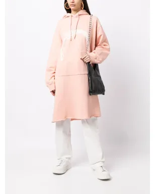 MM6 Maison Margiela 蛇柄フード付きドレス（ピンク） - サムネイル2