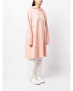 MM6 Maison Margiela 蛇柄フード付きドレス（ピンク） - サムネイル3