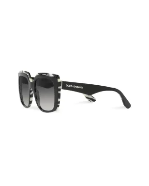 Dolce & Gabbana Eyewear ゼブラプリントディテール サングラス - サムネイル2