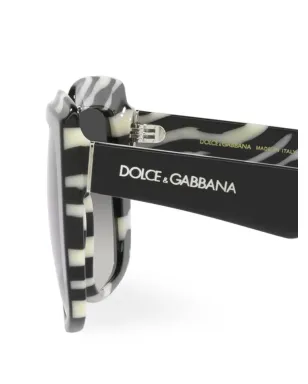 Dolce & Gabbana Eyewear ゼブラプリントディテール サングラス - サムネイル3