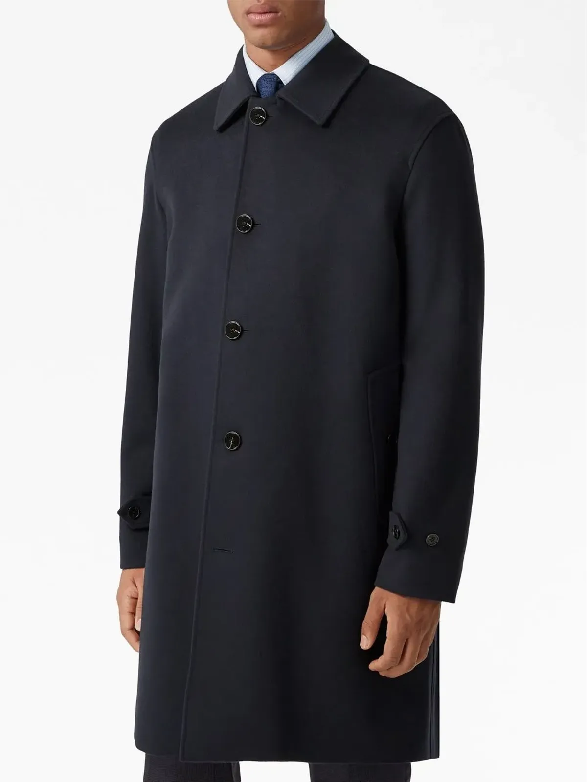 Burberry パディントン カシミヤ コート ボタンアップ - ブルー - 画像3