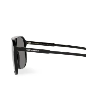 Dolce & Gabbana Eyewear 薄型スクエアフレームサングラス - サムネイル3
