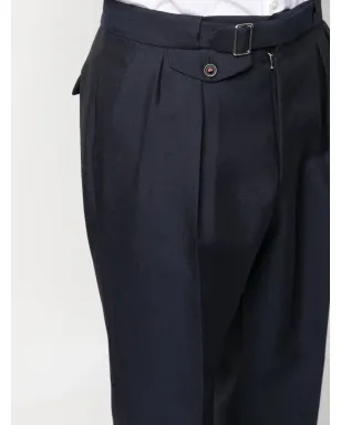 Maison Margiela 4ステッチ テーパードパンツ - ブルー - サムネイル5