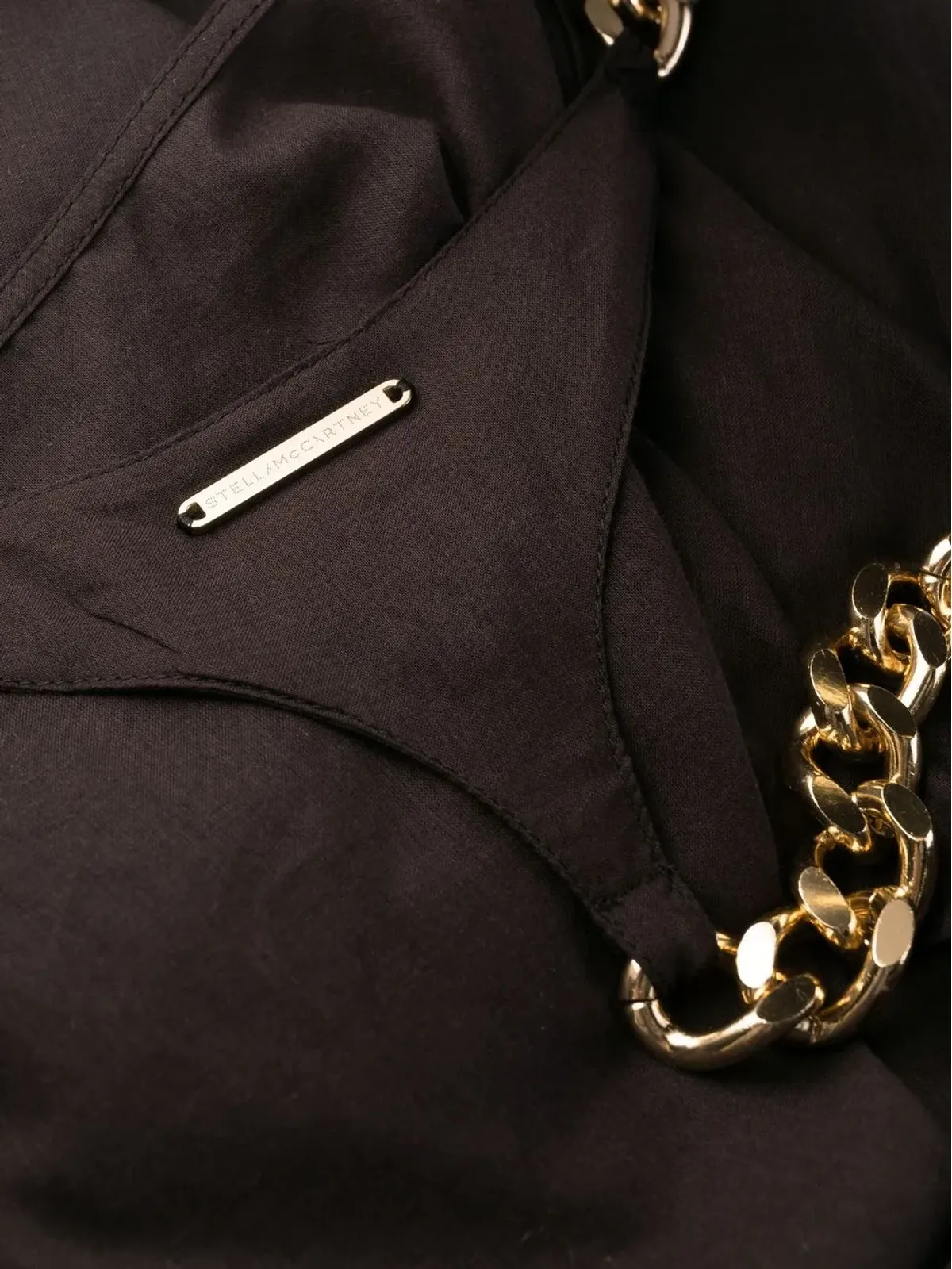Stella McCartney スクープネック膝丈ドレス - 画像5