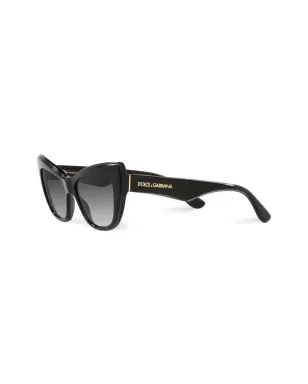 Dolce & Gabbana Eyewear ロゴプレート キャットアイサングラス - サムネイル2