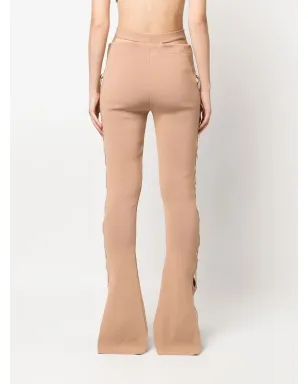 ANDREĀDAMO カットアウトディテール付きニットフレアパンツ - サムネイル4