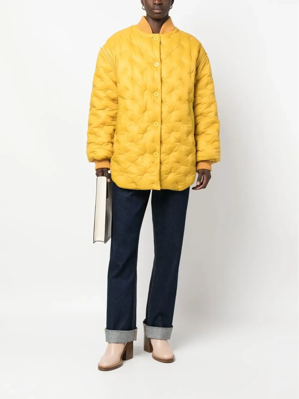 SHERPA エンボス加工パッド入りジャケット - 画像2