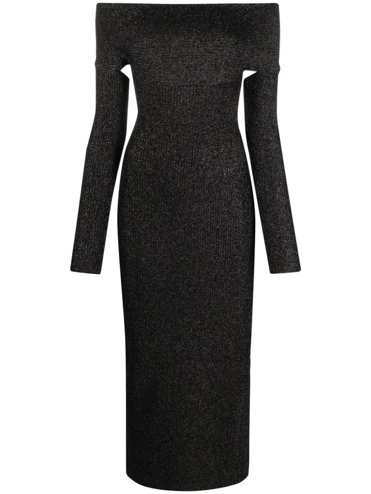 KHAITE Marisole midi dress - Black - 画像1