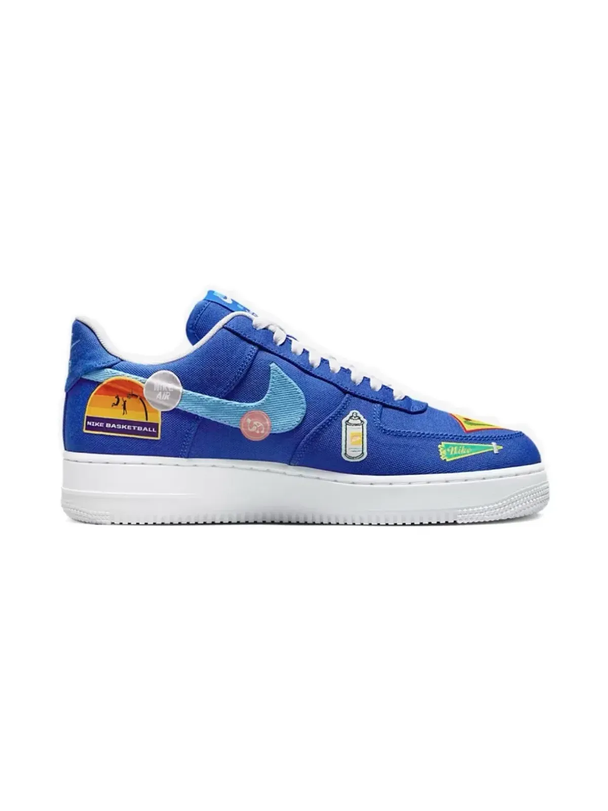 Nike Kids パッチディテール ローカット スニーカー - 画像2