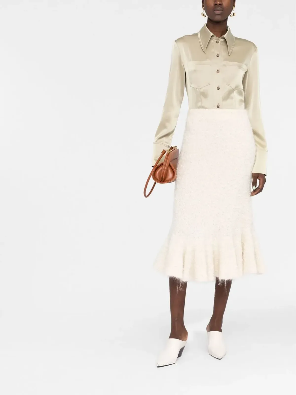 Jil Sander プリーツヘムスカート - 画像2