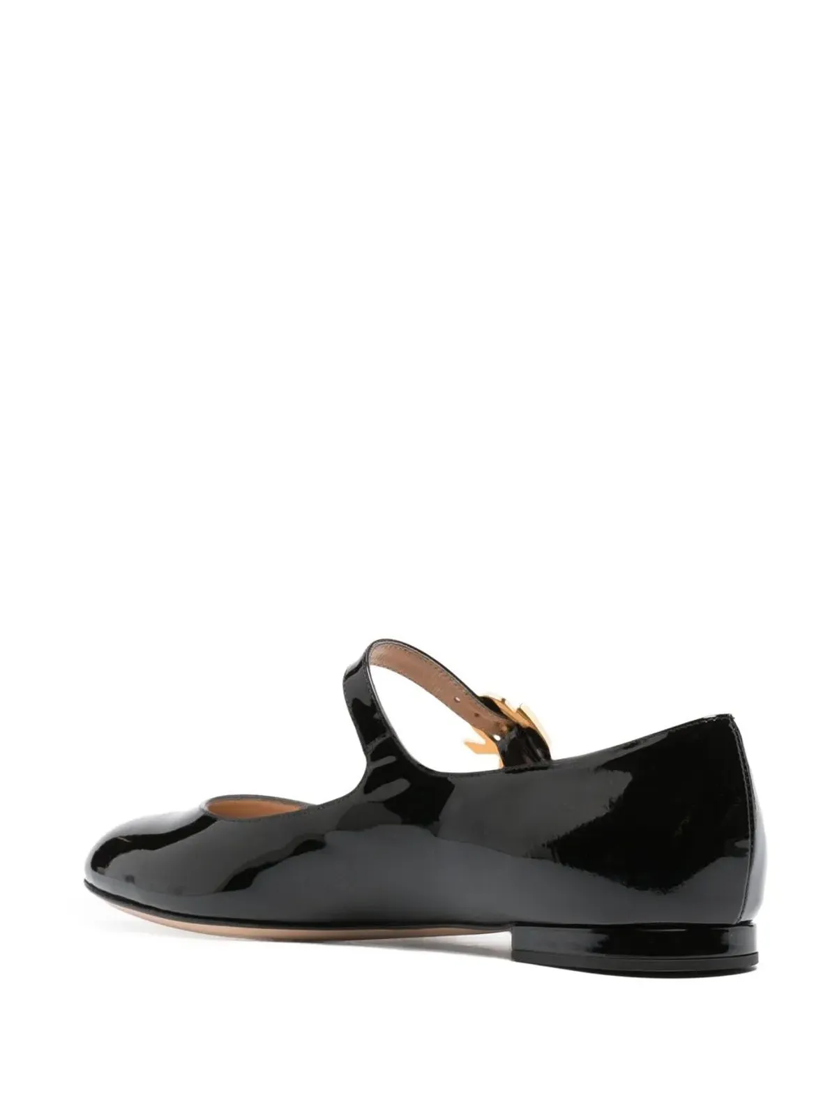 Gianvito Rossi Mary Ribbon フラットパンプス - 画像3